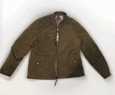 Paul Smith Reversible Solid/Camo Print Full Zip Men's Jacket XXL Green Multi