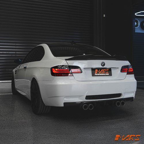 Black M3 LCI Style 3D Stripe Bar LED Tail Lights for BMW 3-Series E92 Coupe & M3 - Bild 7 von 11
