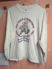 Vintage Six Days of Michigan Shirt XL CYCLE CONSERVATION CLUB MOTOCROSS 1995