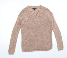 Womens UK Size 6 atmoshere Beige Pullover Jumper