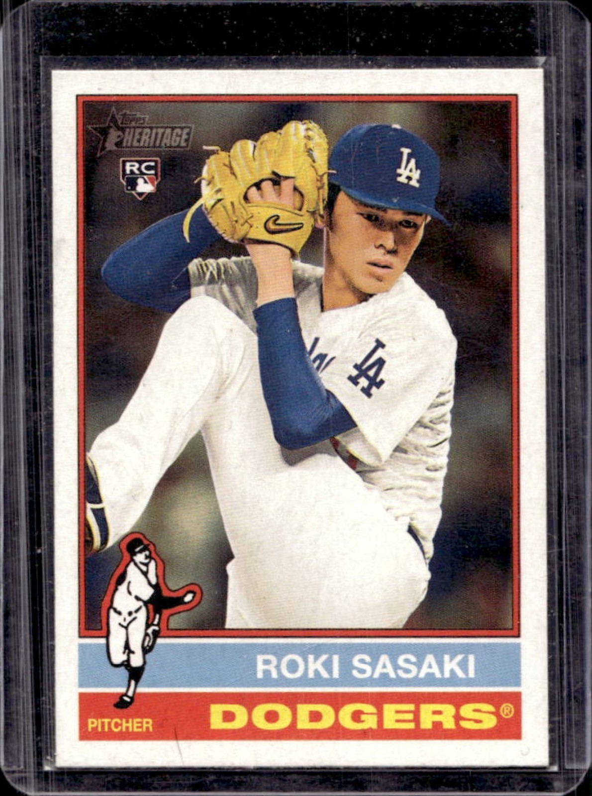 2025 Topps Heritage Roki Sasaki RC Rookie #224 Dodgers