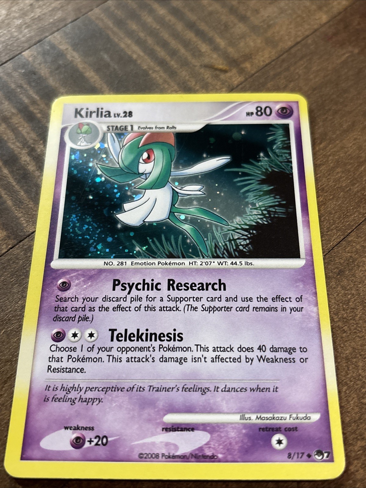 Kirlia 008/017 POP Series 7 Holo
