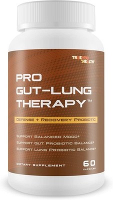 Pro Gut-Lung Probiotic Lung Cleanse & Respiratory Support Supplement Vitamin D