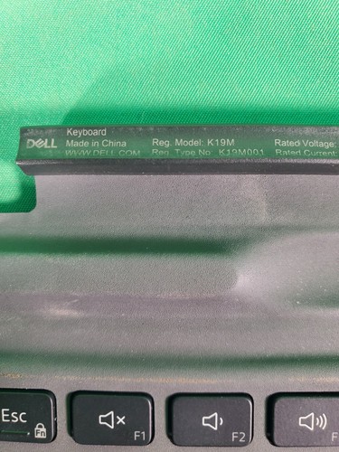 Dell Latitude 7320 Detachable Travel Keyboard K19M **NO PEN** - USED - Picture 3 of 3