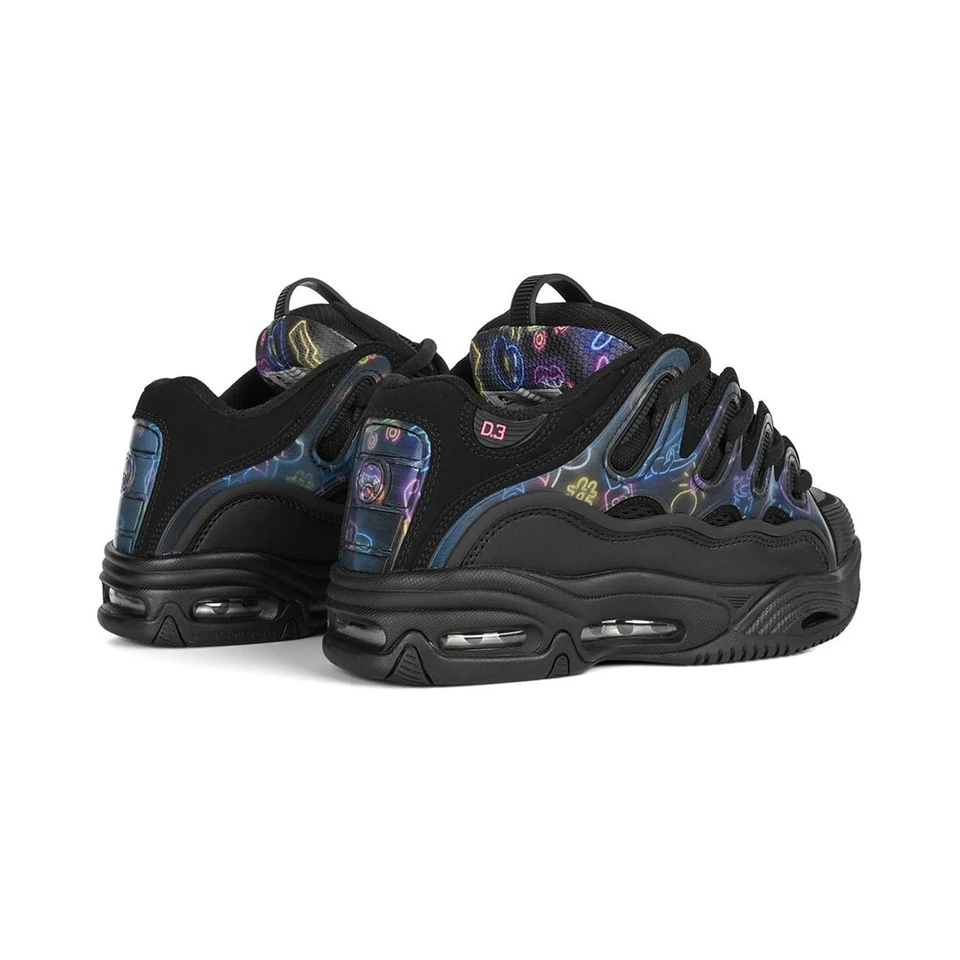 Zapatos De Patinaje Osiris D3 2001 - Negro/Rosa/Holo - Imagen 3 de 4