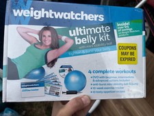Weight Watchers Ultimate Belly Kit With Mini Stability Ball 4 Complete Workouts