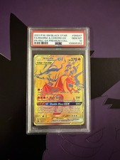 Pokemon TCG SM Black Star Promos Reshiram & Charizard GX SM247 Holo PSA 10