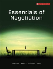 Essentials Of Negotiation - paperback Kevin Tasa|Bruce Barry|Roy Lewicki|Dav...