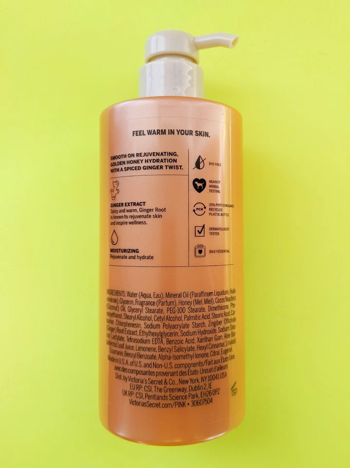Victoria's Secret PINK Honey Ginger Body Lotion - Limited Edition - Image 3 of 4