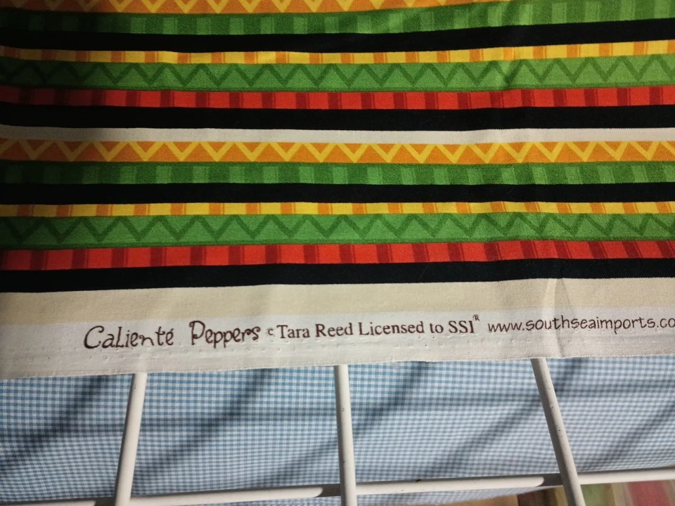 Calient Peppers棉质围裙面料面板 — 第 2/2 张图片