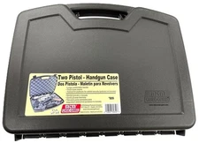 MTM Case-Gard Two Pistol Handgun Case, Black