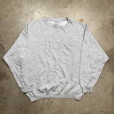 Vintage Boss America Crewneck Sweatshirt grey embroidered XL