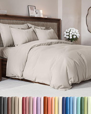 Duvet Cover Queen Size - Extra Soft Queen Size Duvet Cover - Lightweight  Breat