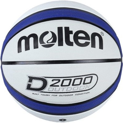 Molten Basketball D2000 Outdoor Street Ball weiß/blau Größe 7