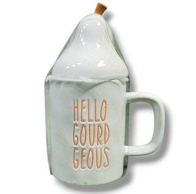 B. Harbor Collection Ceramic HelloGourd Geous' Coffee 18fl.oz. Mug With Lid