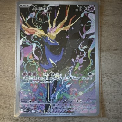 Pokemon TCG Xerneas 091/086 Crown Zenith Rare Full Art Holo English 2026 130 HP