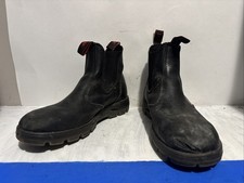 Redback Easy Escape Oil Kip Safety Boots US 9.5 Front Worn Mens
