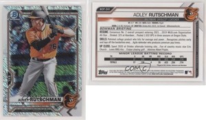 2021 Bowman Chrome Prospects Shimmer Refractor Adley Rutschman #BCP-241