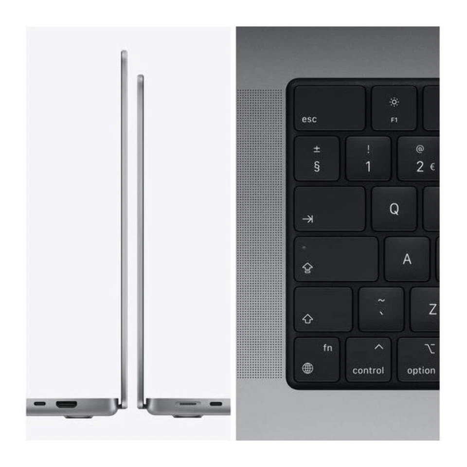 Apple MacBook Pro 16" M1 2021, M1 Pro 3.20 GHz 32GB RAM 512GB SSD Space Grey - Image 4 of 4