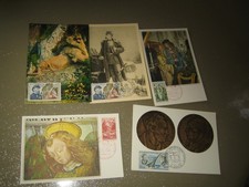 lot 5 cartes 1 er jour 1970