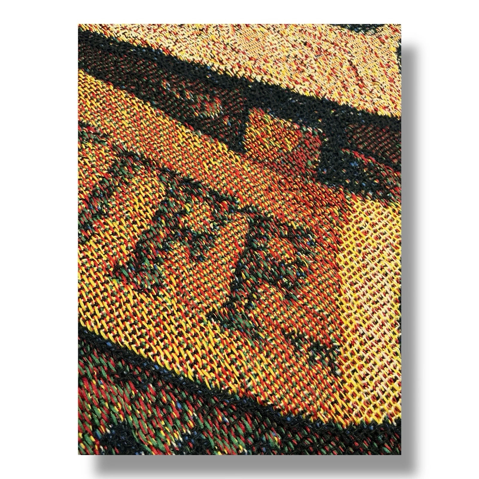 Harry Potter Woven Tapestry Throw Blanket Hufflepuff Crest 43x53 Inch