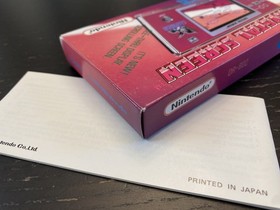 Nintendo Game And Watch Crystal Screen Climber BOX & MANUAL ONLY -NO GAME DR-802