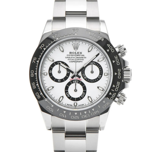 Rolex Cosmograph Daytona 116500LN 40mm Stainless Steel White Wristwatch #WW301