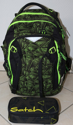 Schulrucksack Satch Pack Green Bermuda-Schwarz 30 Liter