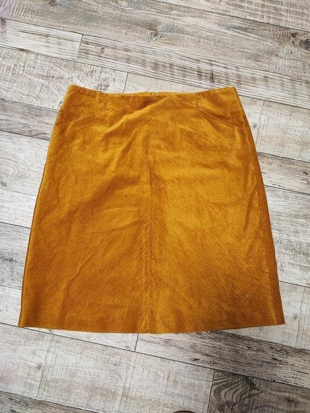 Women Gerry Weber Skirt Orange Velvet 36
