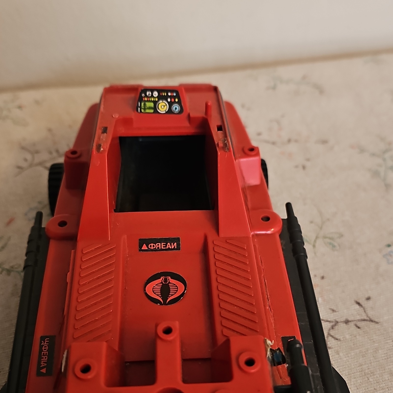 Red Force Sign Action Force Vintage Enemy Red Shadow Shadowtrack Vehicle Palitoy 1981 ...