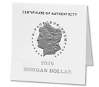 2026 Morgan Silver Dollar Enhanced Uncirculated Coin OGP COA - PREORDER