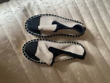 ASOS New Girls Size 2 Espadrilles Beige And Black