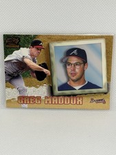 1998 Pacific Invincible - Greg Maddux #80 Atlanta Braves HOF