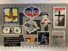 Lot Of 10 Supreme New York Stickers - NEW - 1...