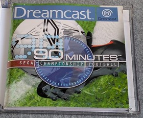 90 Minutes: Sega Championship Football - PAL Sega Dreamcast (DC) - Complete!