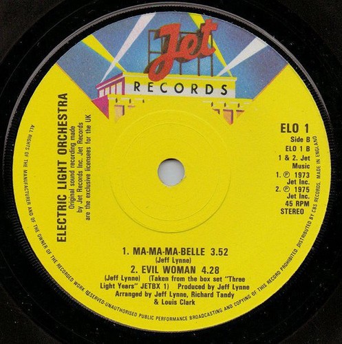 Electric Light Orche - ELO EP - Used Vinyl Record 7 - 96 - O34z - Picture 4 of 4