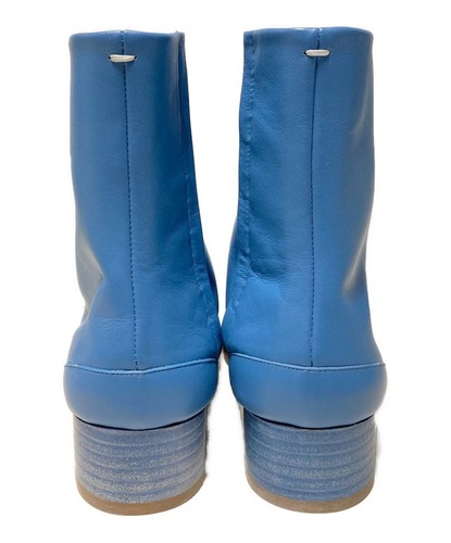 Maison Margiela Tabi Boots Women's Blue Leather Size 37 (US: 7 ) Used From Japan - Picture 6 of 7