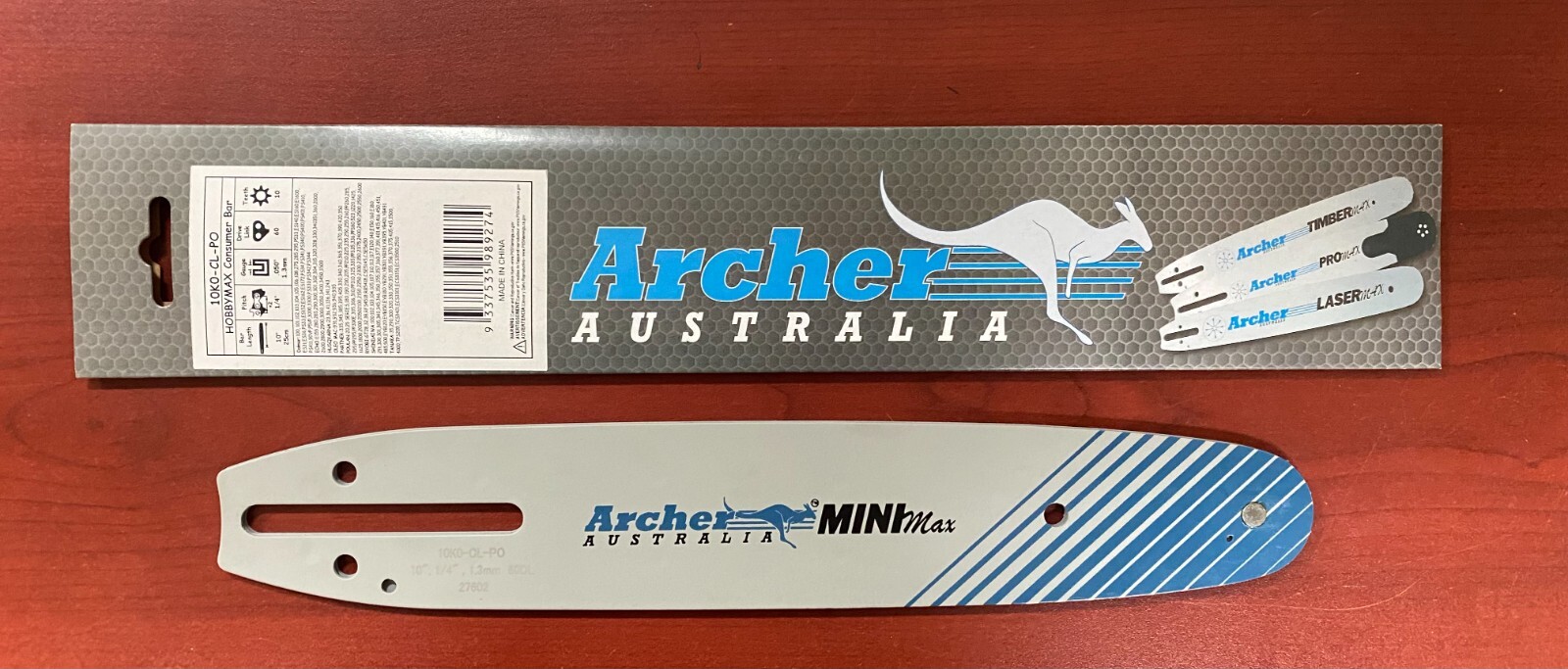 10" Archer Pole Saw Guide Bar 1/4"-050-60DL Kobalt Greenworks CS2511TWITH CHAIN!