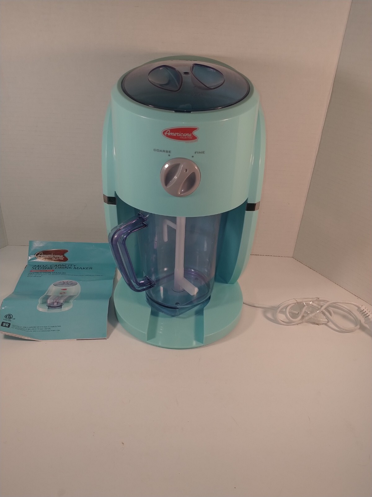 Americana Collection Slushi Maker Frozen Drink Mixer 34oz Beverage eBay