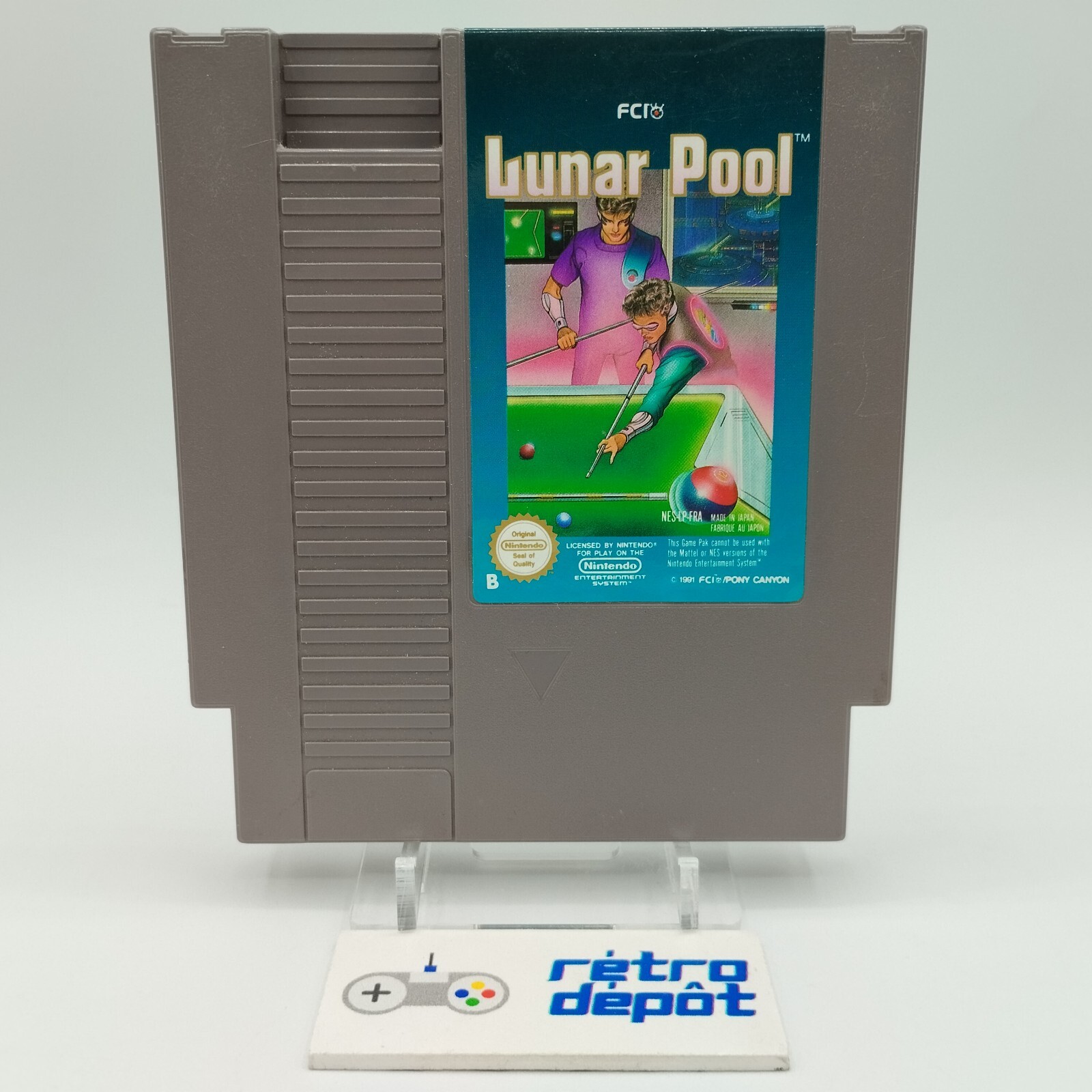 Lunar Pool / Nintendo NES / PAL / FR / FAH-1