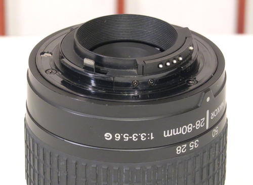NIKON AF NIKKOR 28-80mm f/3.3-5.6 G AUTOFOCUS BLACK SLR CAMERA LENS - Picture 3 of 8