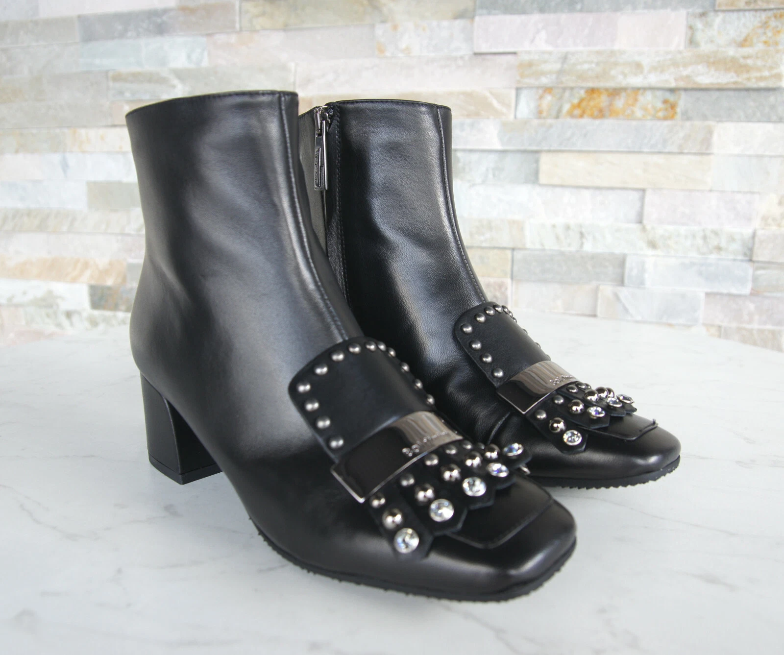 Baldinini EU 37.5 ankle boots booties boots shoes black New former RRP €575 - product detail image 2