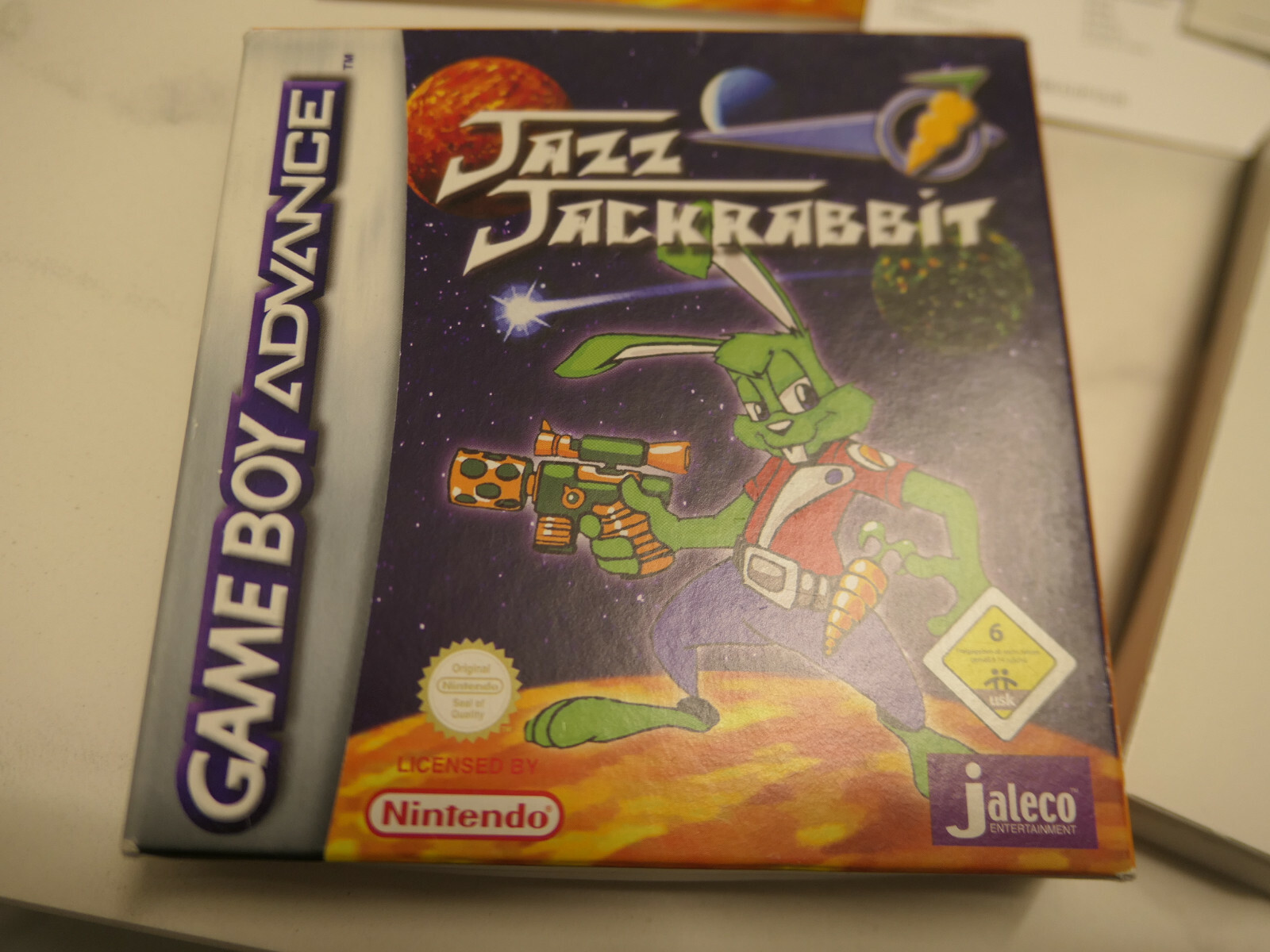 Boîte et notice Game Boy Advance - JAZZ JACKRABBIT (ULTRA RARE) AGB P AJJP