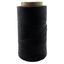 C.S. Osborne Waxed Black Thread 1/4 Lb. Tube #413ST-B For Automatic Sewing Awl