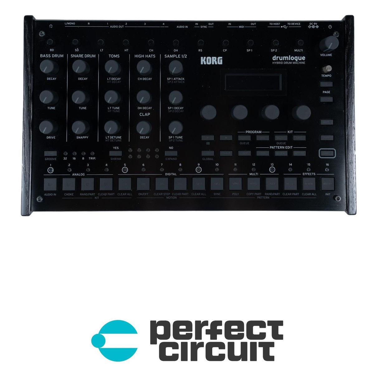 Korg drumlogue Analog + Digital Hybrid DRUM MACHINE - USED  