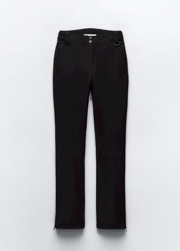 ZARA WINDPROOF AND WATERPROOF RECCO® TECHNOLOGY FLARED PANTS SKI COLLECTION XL image 2