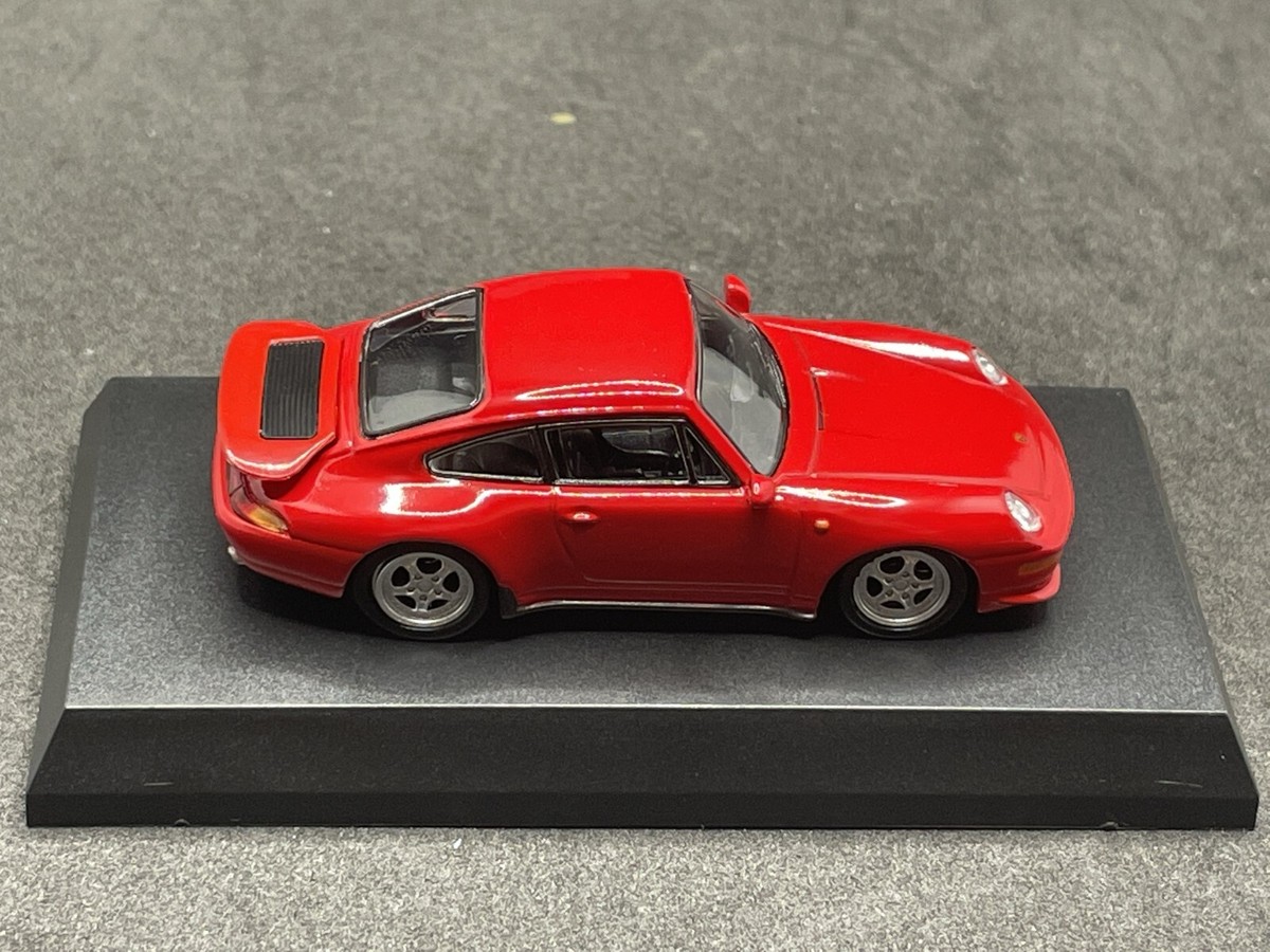 Kyosho 1/64 Porsche collection6 911 RS (993) red diecast