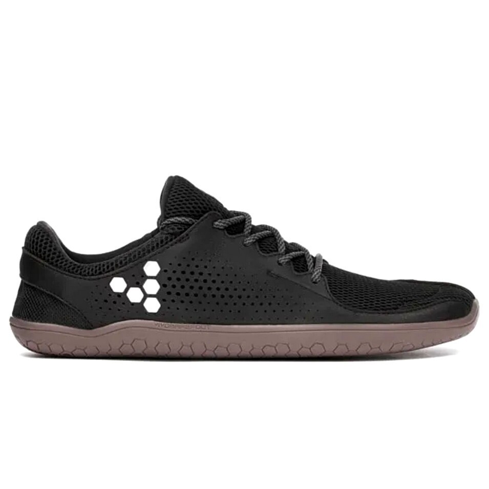 VivoBarefoot Men\'s Primus Trio M Black Mesh Leather Suede Shoes US 15 Men main image 4