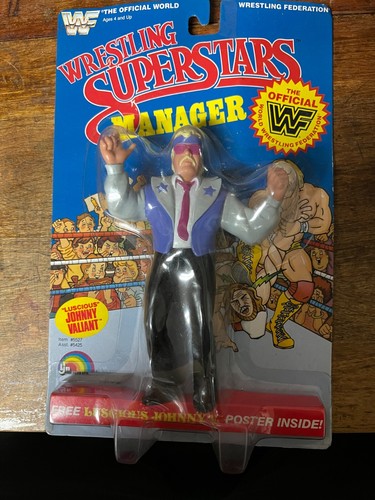 WWE WWF JOHNNY VALIANT LJN Wrestling Superstars Ma...