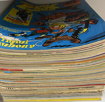 ZACK Comic Hefte Auswahl 1976 Sammlung Geschenk TOP Poster Beilage Sammelalbum